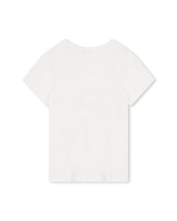 T-shirt illustration fantaisie en coton - Off White