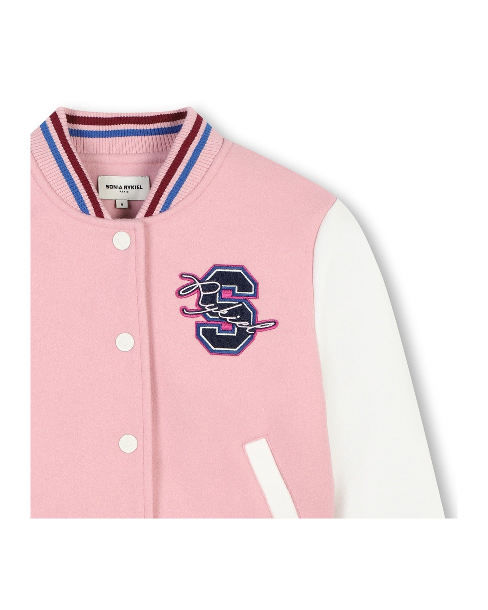 Blouson à pressions - Guimauve