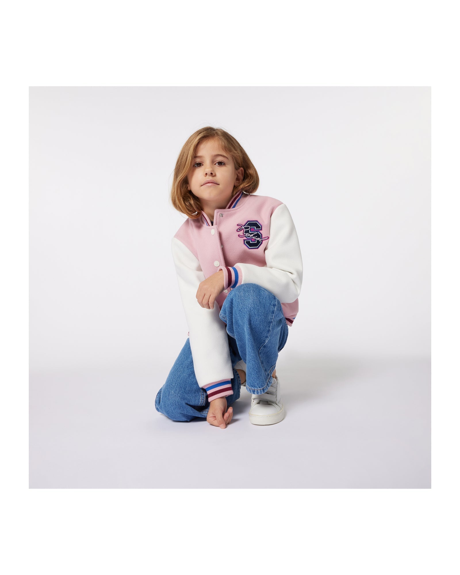 Blouson à pressions - Guimauve