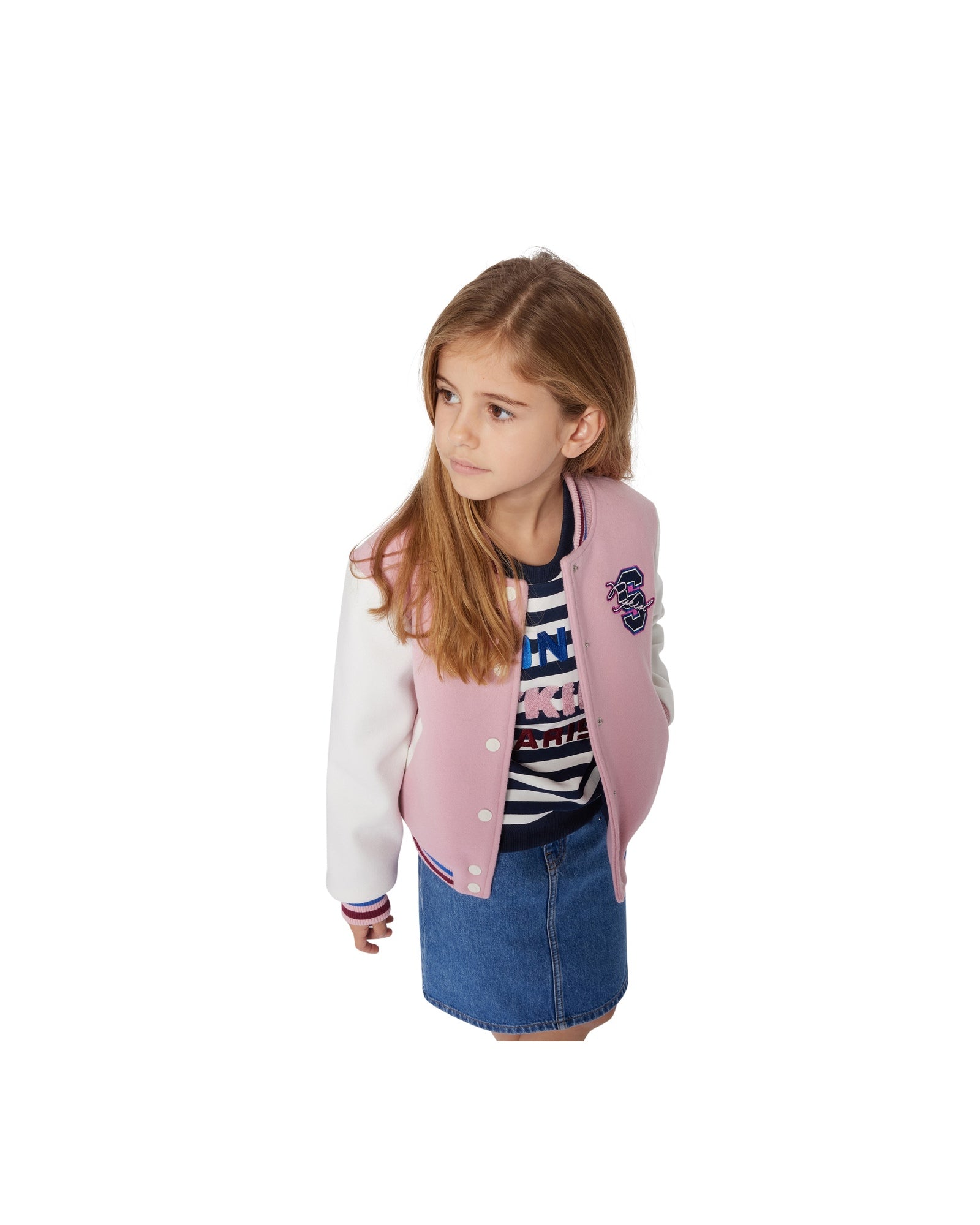 Blouson à pressions - Guimauve