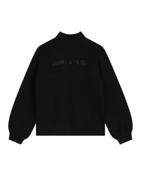 Pull à logo en strass - Black