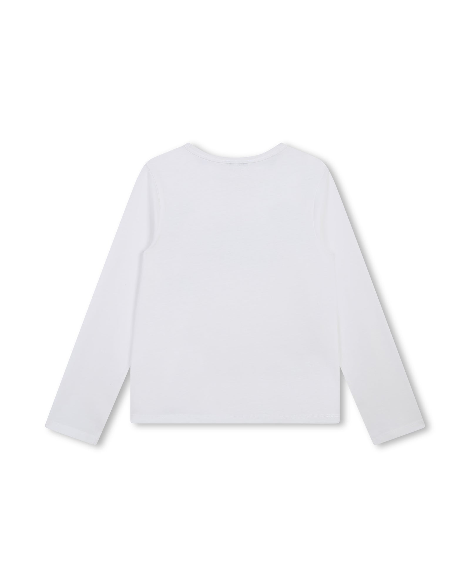 T-shirt illustration siglée Rykiel à strass en coton - Off White