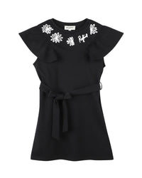 ROBE MANCHES COURTES