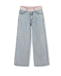 Pantalon bicolore en denim - Bleach