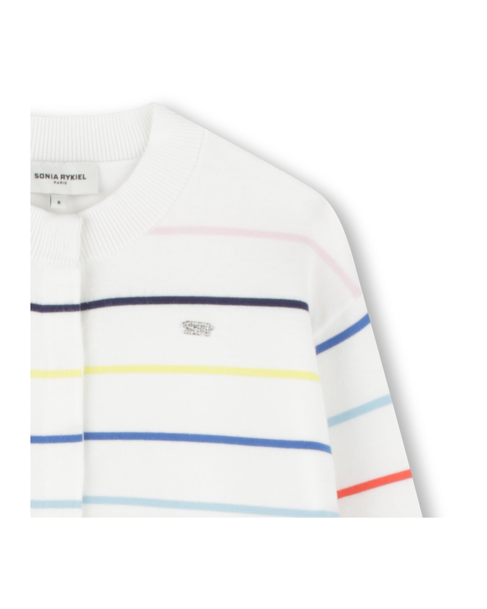 Cardigan à fermeture pressionnée - Offwhite