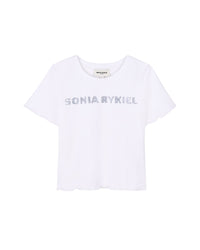 T-shirt à logo Sonia Rykiel en coton - Blanc