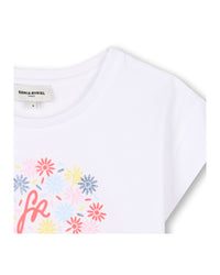 T-shirt with illustration - White