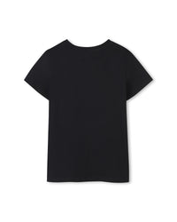 T-shirt avec marquage Sonia Rykiel en strass - Black