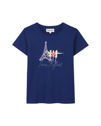 T-shirt avec illustration en coton - Encre
