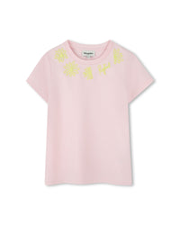 T-shirt à broderies Marguerites - Oeillet