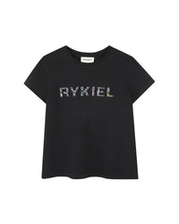 T-shirt à imprimé en coton - Black