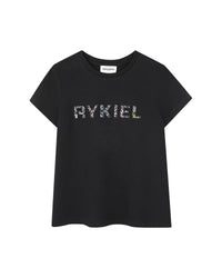 Printed cotton T-shirt - Black