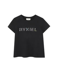 Cotton print T-shirt - Black