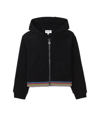 Gilet à capuche en coton - Black