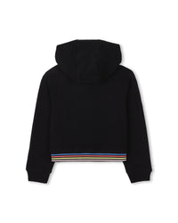 Gilet à capuche en coton - Black