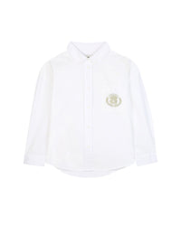 Chemise à logo brodé - White