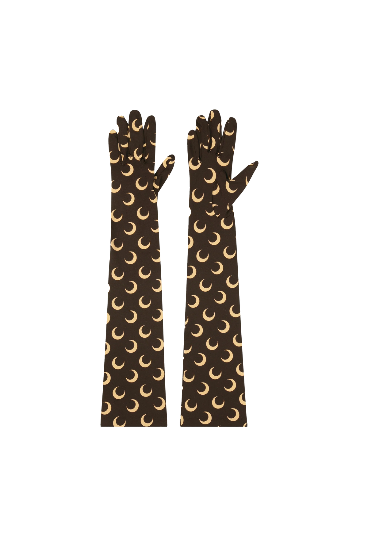 All Over Moon Gloves - Marron