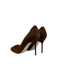 Escarpins 90 en daim - Cocoa