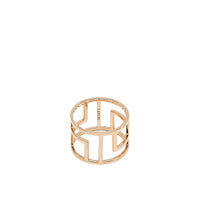 Bague à logo - Or rose pâle