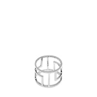 Bague à logo - Nickel Brillant