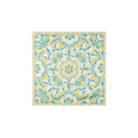 Carré à motif floral 70 en soie - Multico Dune