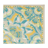 Carré à motif floral 70 en soie - Multico Dune
