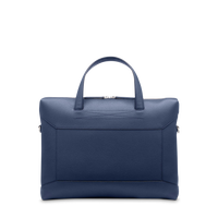 Porte-documents slim Graphic en cuir grainé - Bleu pétrole