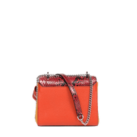 Sac rabat Ninon S en python - Multico Carmin