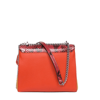 Sac rabat M Ninon en python - Multico Carmin