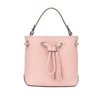 Petit sac seau Sacha à poignée en cuir grainé - Blossom
