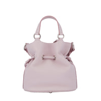 Sac seau S Premier Flirt en cuir - Rose dragée