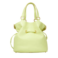 Sac seau Premier Flirt en cuir - Citron Vert