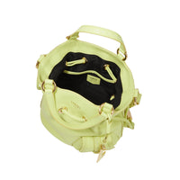 Sac seau Premier Flirt en cuir - Citron Vert