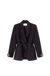 Blazer de tailleur en tissu - Black