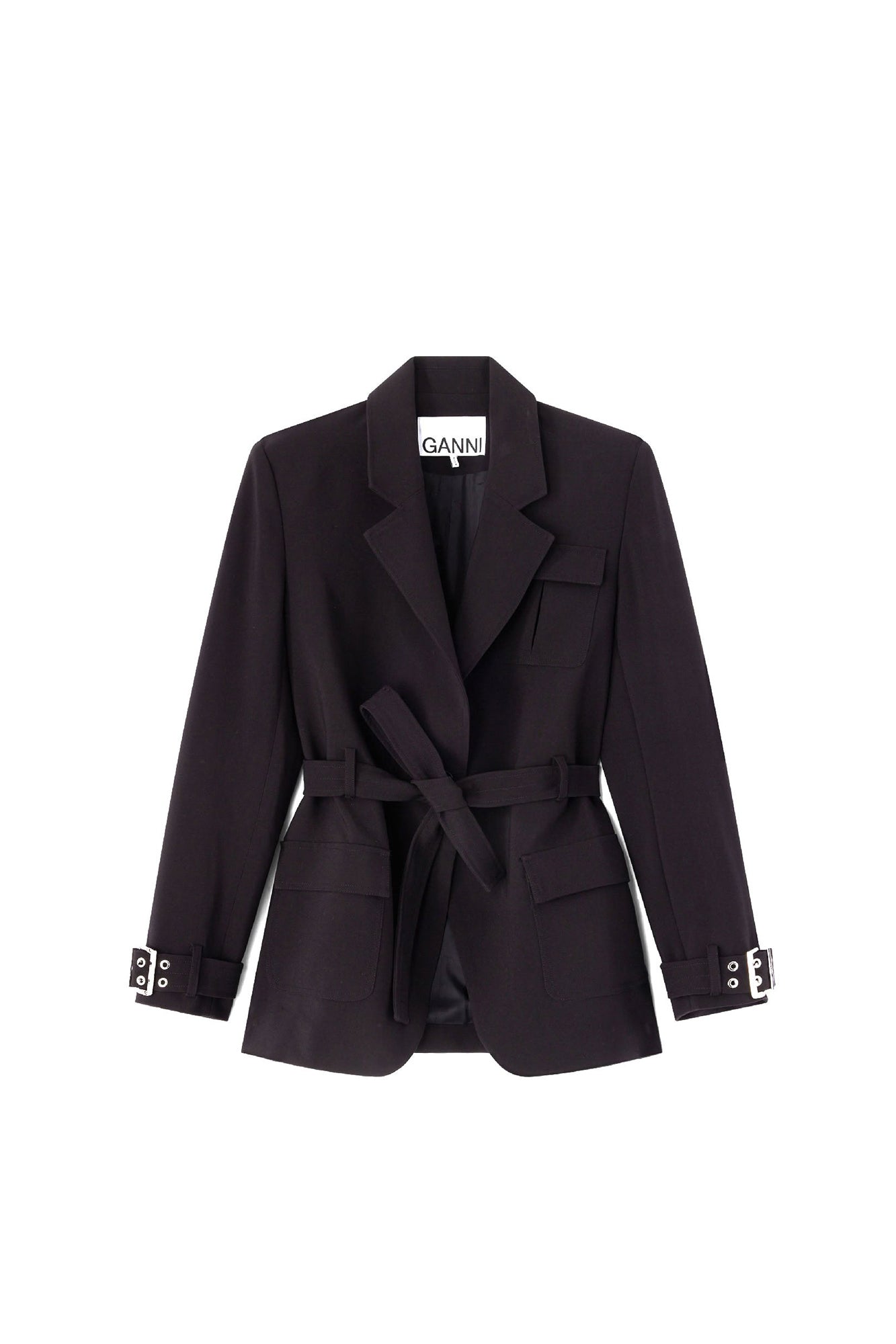 Blazer de tailleur en tissu - Black