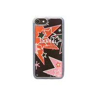 Stars leather iPhone 6, 7, 8 case - Khaki, Papa & Can