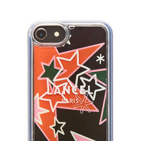 Stars leather iPhone 6, 7, 8 case - Khaki, Papa & Can