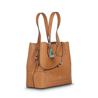 Sac cabas M Izy en cuir - Camel