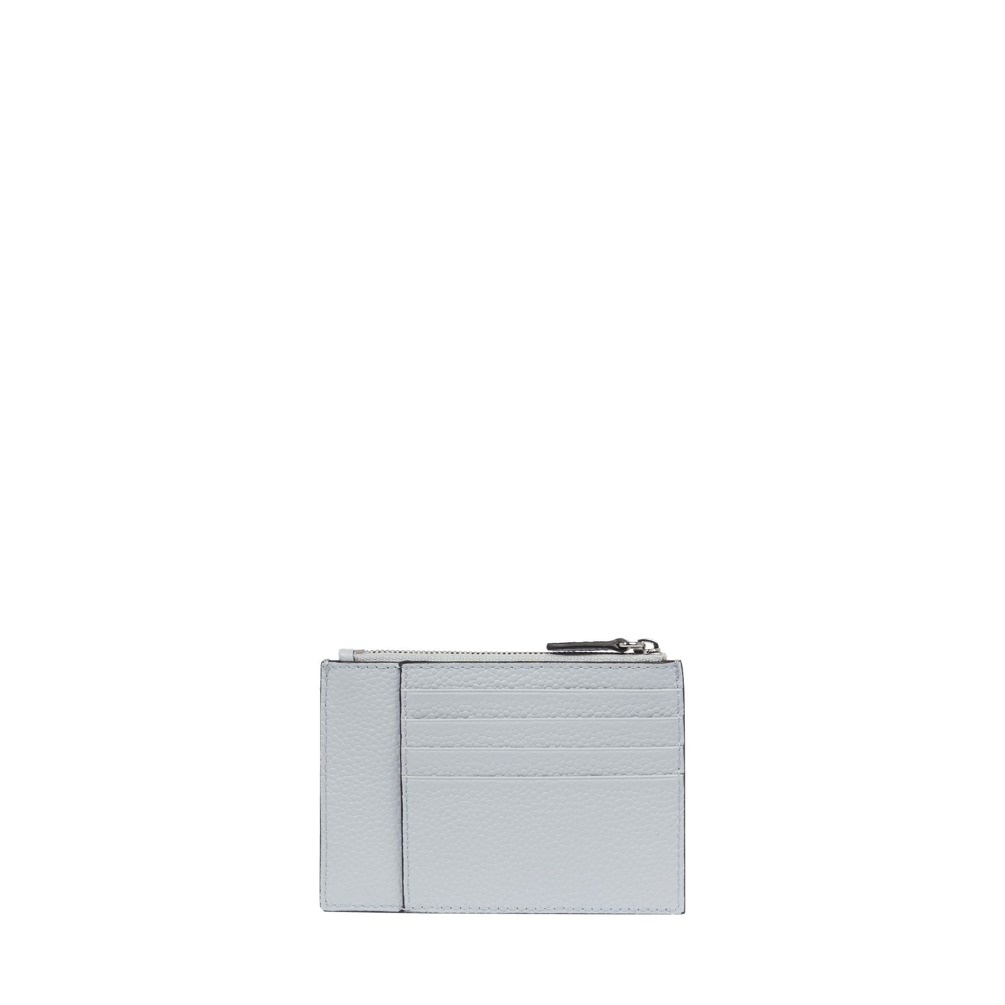 Porte-cartes zippé Ninon L en cuir lisse - Opaline