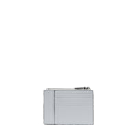 Porte-cartes zippé Ninon L en cuir lisse - Opaline