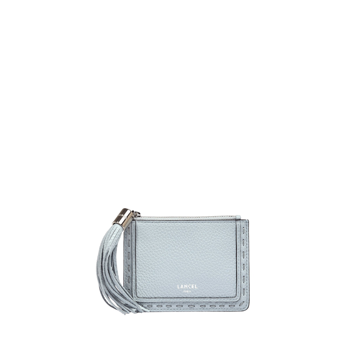 L Premier Flirt zipped leather card holder - Opaline