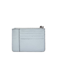 L Premier Flirt zipped leather card holder - Opaline