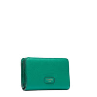 Ninon rectangular zipped leather wallet - Palmier
