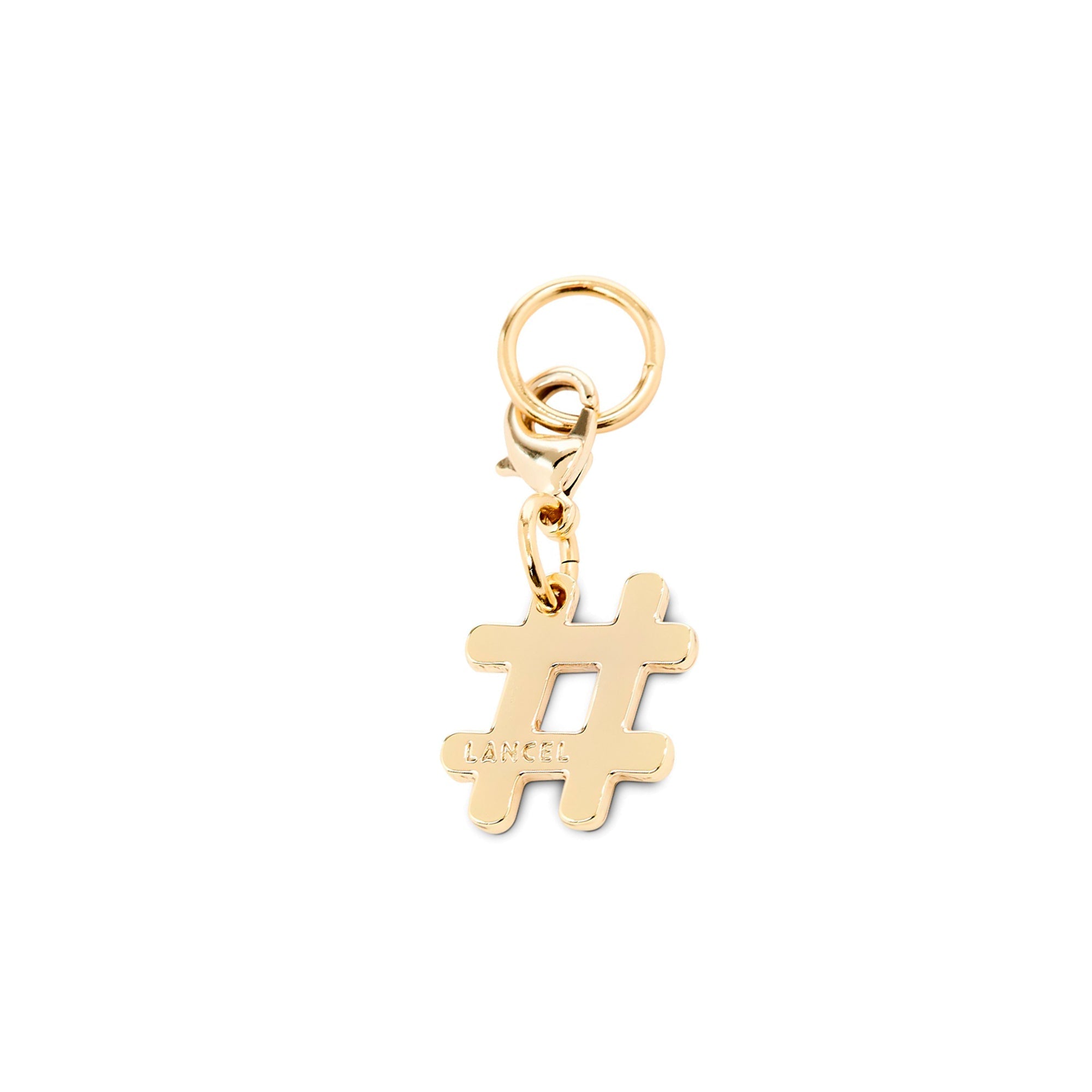 Charm hashtag Charms en métal - Doré clair