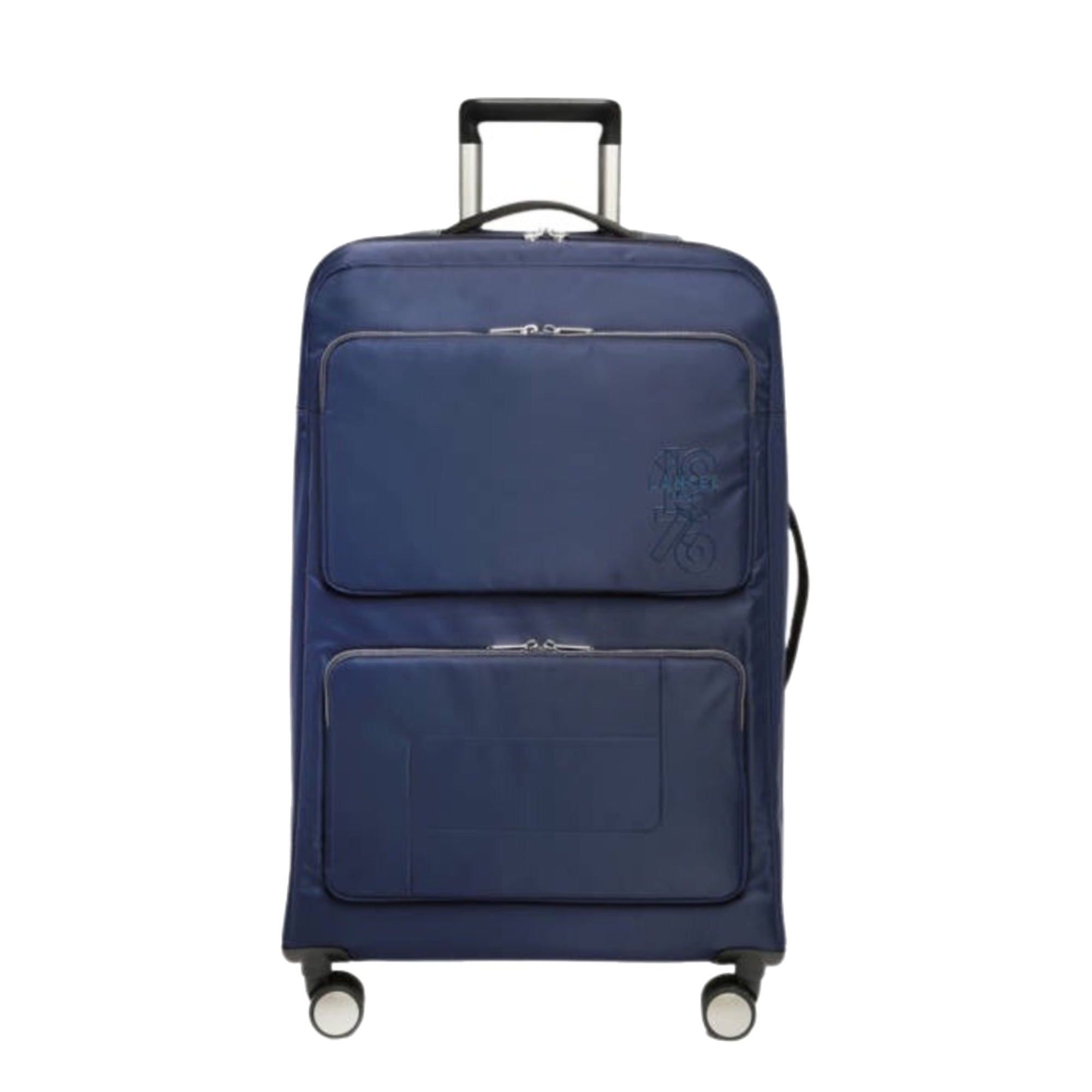Valise M 4 roues Léo - Bleu pétrole