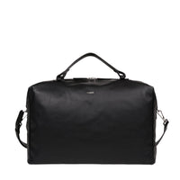 Neo Pop travel bag in smooth leather - Black