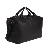 Sac de voyage Neo Pop en cuir lisse - Noir