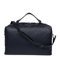 Sac de voyage Neo Pop en cuir lisse - Bleu Marine