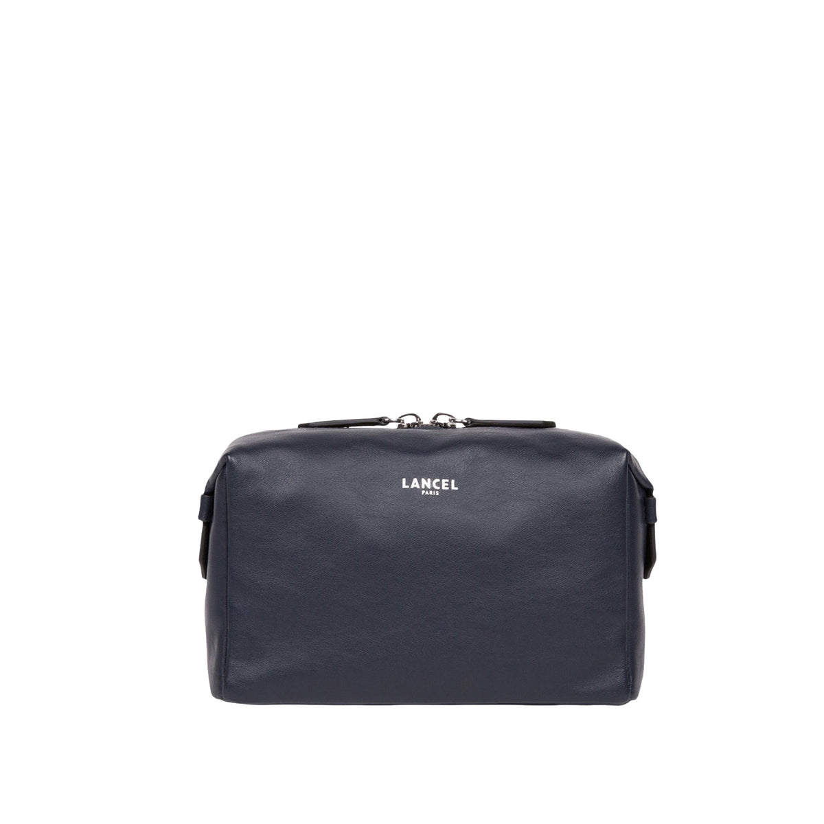 M Néo Pop smooth leather toiletries bag - Navy Blue