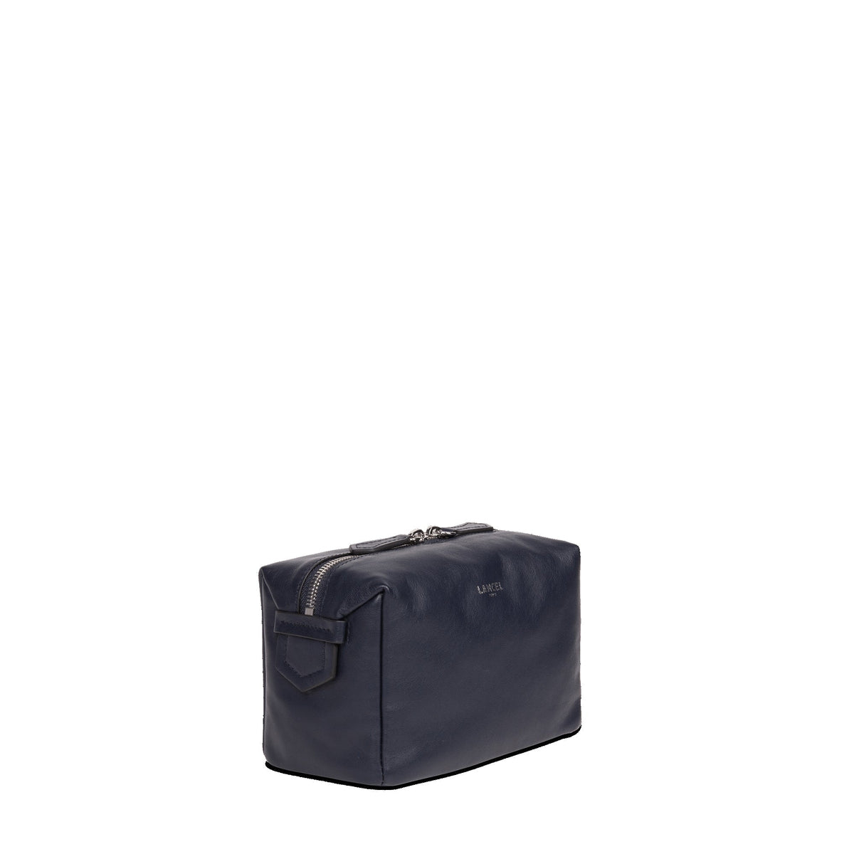 M Néo Pop smooth leather toiletries bag - Navy Blue
